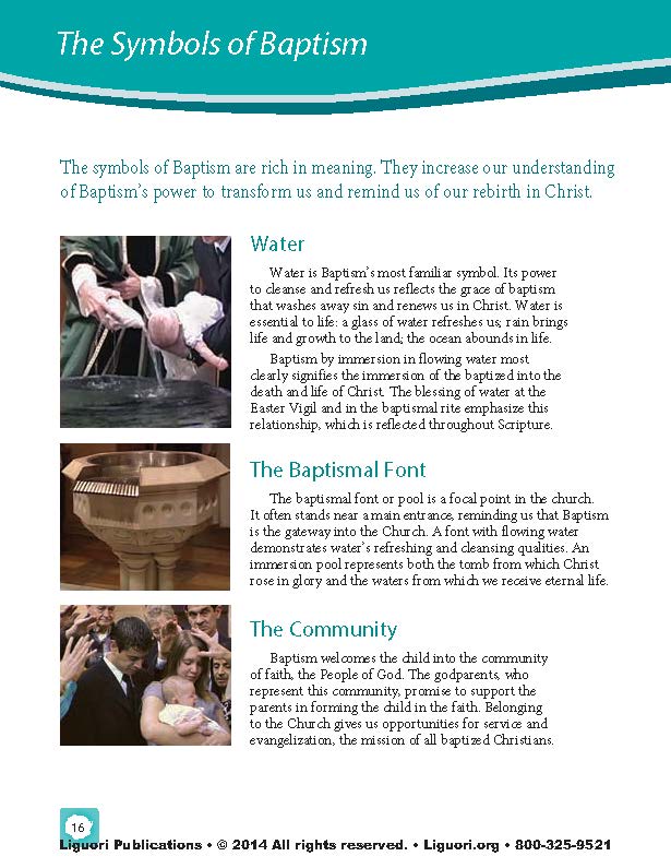 The Symbols of Baptism