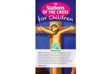 The Stations of the Cross for Children Prayer Card