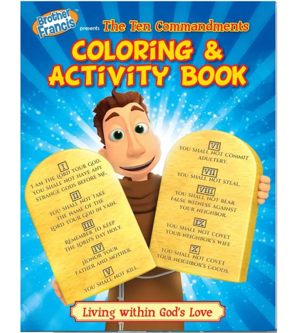The Ten Commandments Coloring and Activity Book