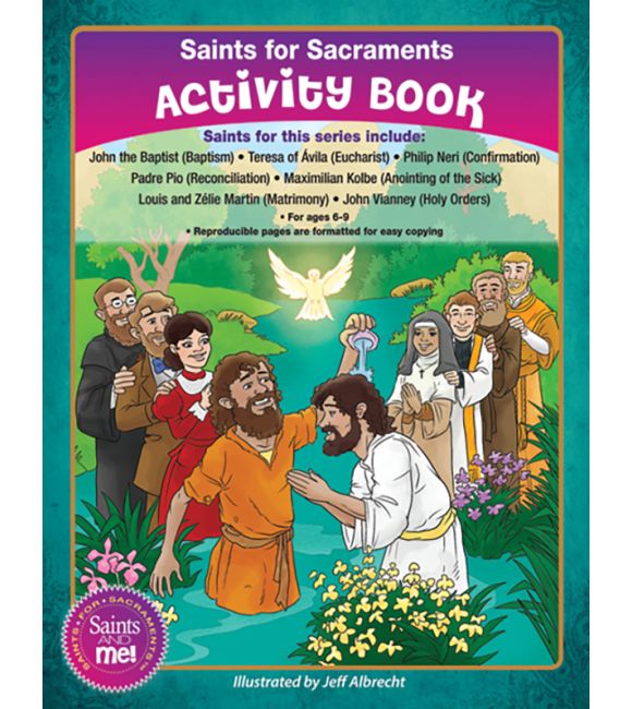 Saints for Sacraments Activity Book