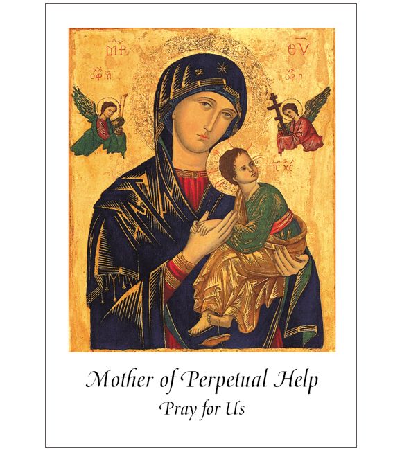 Our Mother of Perpetual Help Holy Card: Set of 25