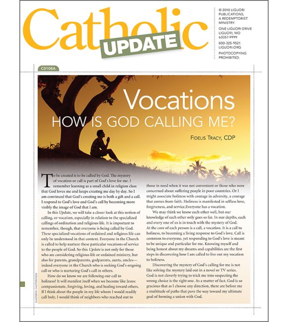 Vocations: How Is God Calling Me?