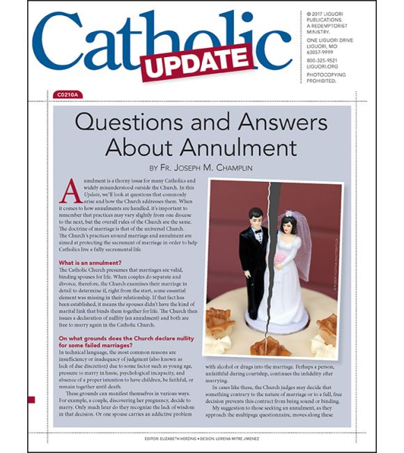 Questions and Answers About Annulment