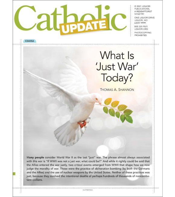 What Is 'Just War' Today?
