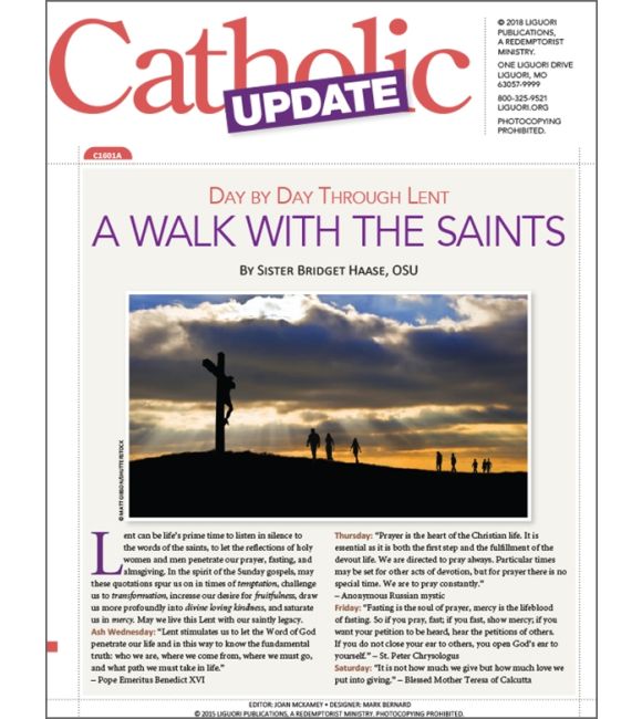 Day by Day Through Lent: A Walk With the Saints