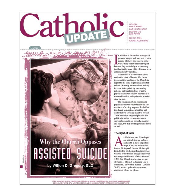 Why the Church Opposes Assisted Suicide