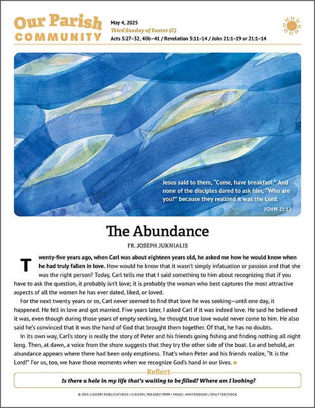 Our Parish Community bulletins Sample